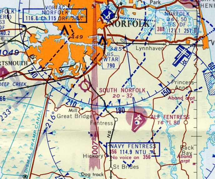Virginia Aeronautical Chart